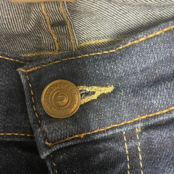 True Religion Casey Low Rise Super Skinny Stretch Dark Blue Denim Women's 28 - Picture 8 of 12